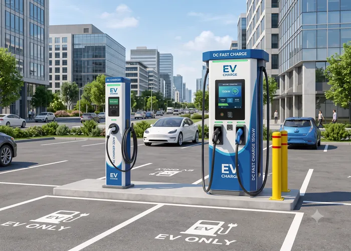 Commercial charging station